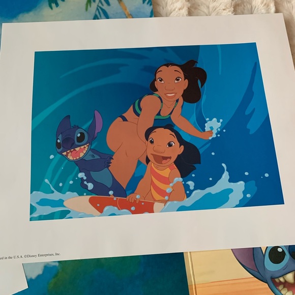Disney’s Lilo and Stitch Limited Edition Exclusive Lithograph Portfolio … - Picture 9 of 16